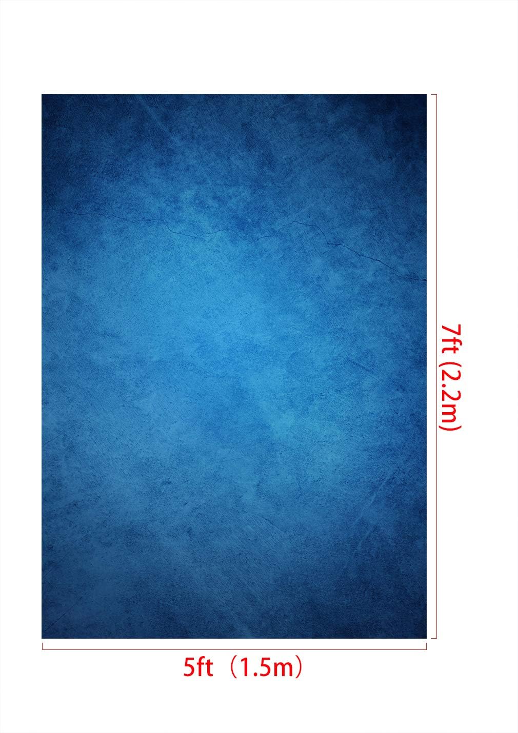 Kate 5×7ft Blue Portrait Photography Backdrop Abstract Photo Background for Photographer Video Pictures Photo Studio Prop Fabric
