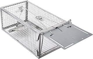 Gingbau Humane Rat Trap Live Chipmunk Mouse Cage Trap for Indoors and Outdoors