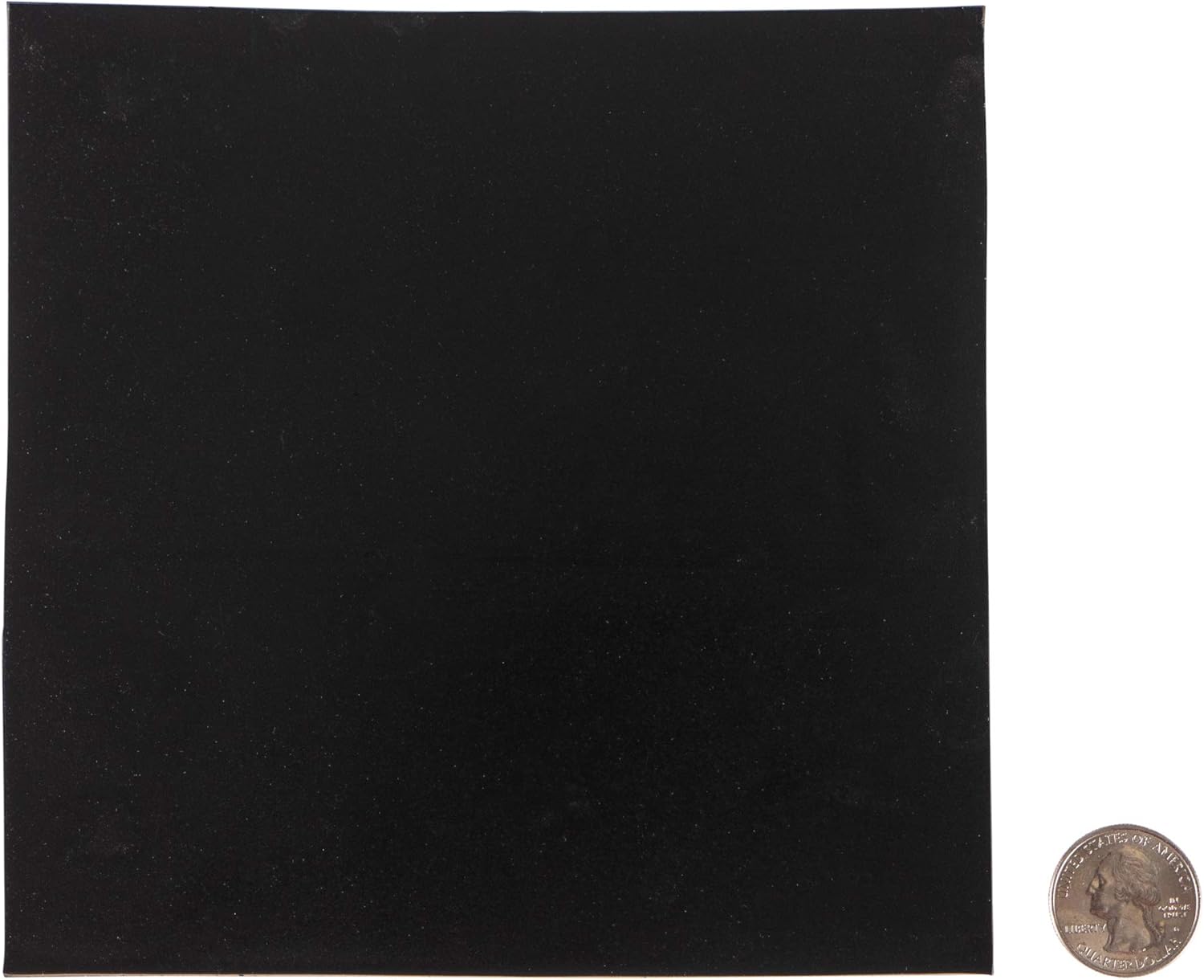 Isolate It!: Sorbothane Acoustic and Vibration Thin Film Square (0.080 x 6 x 6) with 3M Adhesive 70 Duro - 1 Sheet