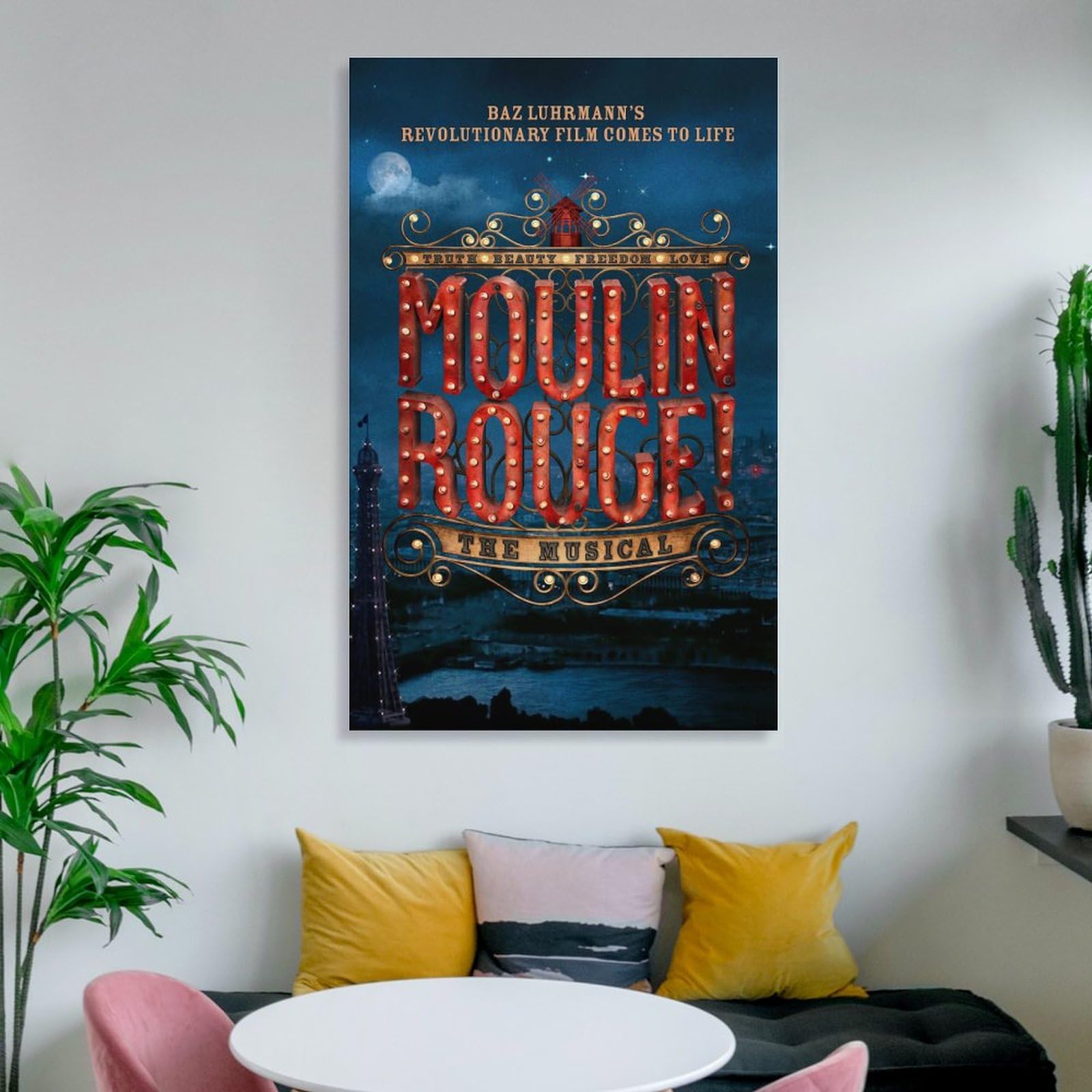 Vintage Koffie Muurkunst - Muzikale Noten en Vinyl Schuim - Perfect
