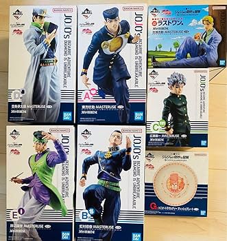 【値下げあり・詳細は本文】一番くじ　ジョジョフィギュアコンプ＋おまけ Amazon.co.jp: 一番くじ ジョジョ フィギュア コンプ グッズ セット