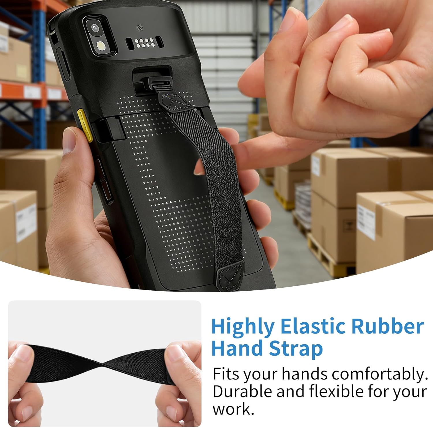 10PCS TC22 Hand Strap Replacement SG-TC2L-HSTRP1-01 for Zebra TC22 TC27 Handheld Mobile Computer Barcode Scanner Hand Strap Barcode Scanner Handle Strap TC27 Handstrap