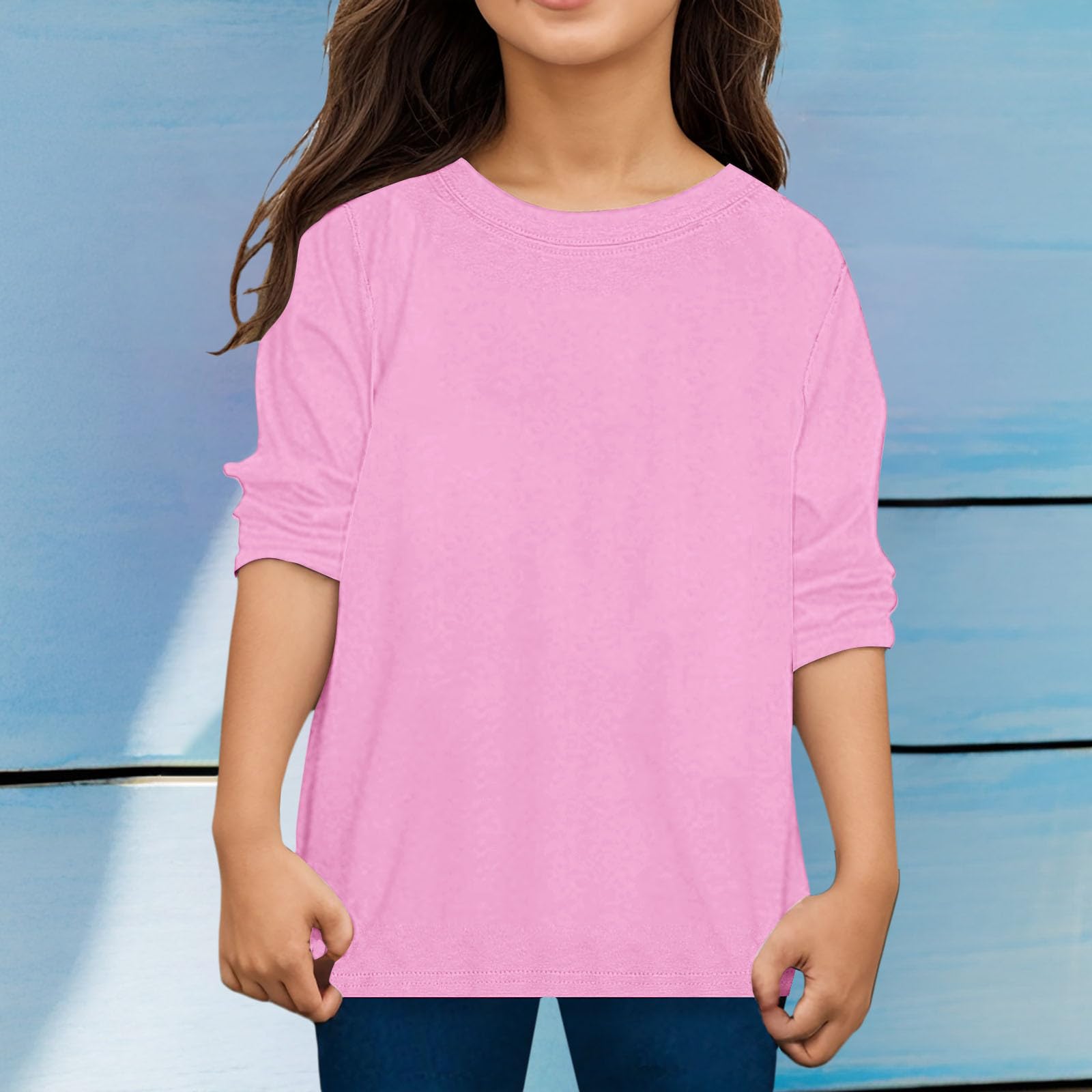 Camiseta de manga larga para niños pequeños con estampados decorativos como cómoda ropa de uso diario