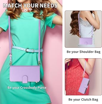 Wallet Case for LG X Charge/Fiesta 2 LTE/X Power 3/X5/LV7 with Wrist Strap Crossbody Shoulder Strap Zipper Card Holder Slots Protector Phone Cover LG-M322 XPower 2 SP320 M327 M322 Girls Purple