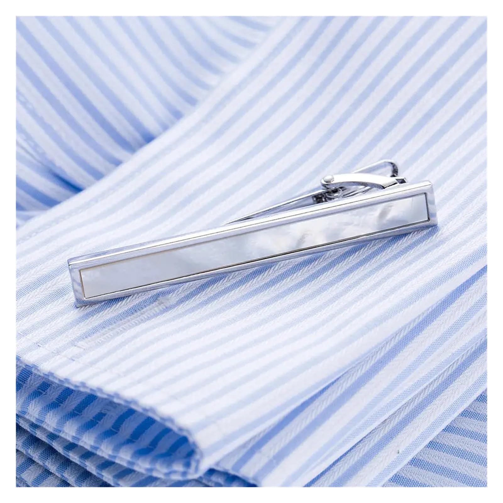 Clip de corbata for hombre, barra, cierre diseñado, presente, boda, uniforme negocios, alfiler