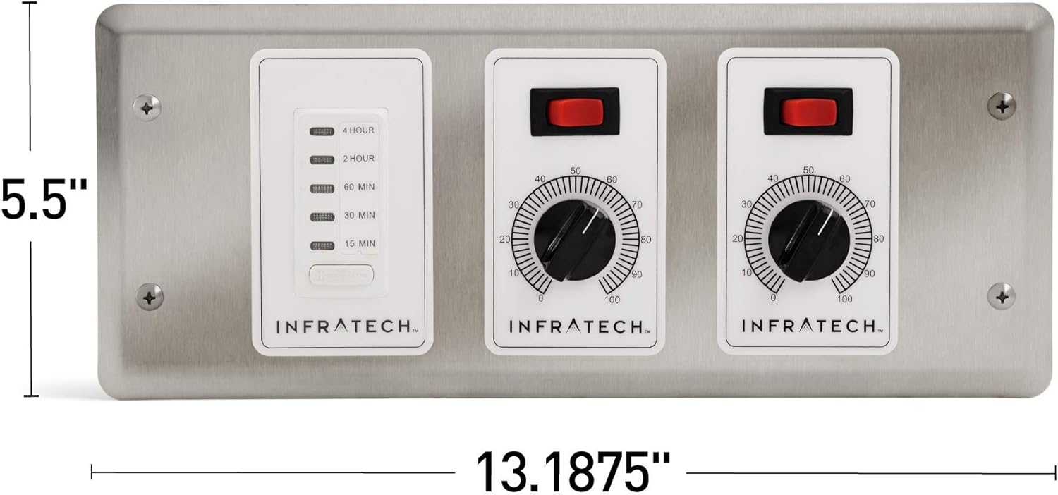 Infratech 2 Zone Analog Controller w/Digital Timer, Part No. 30-4046