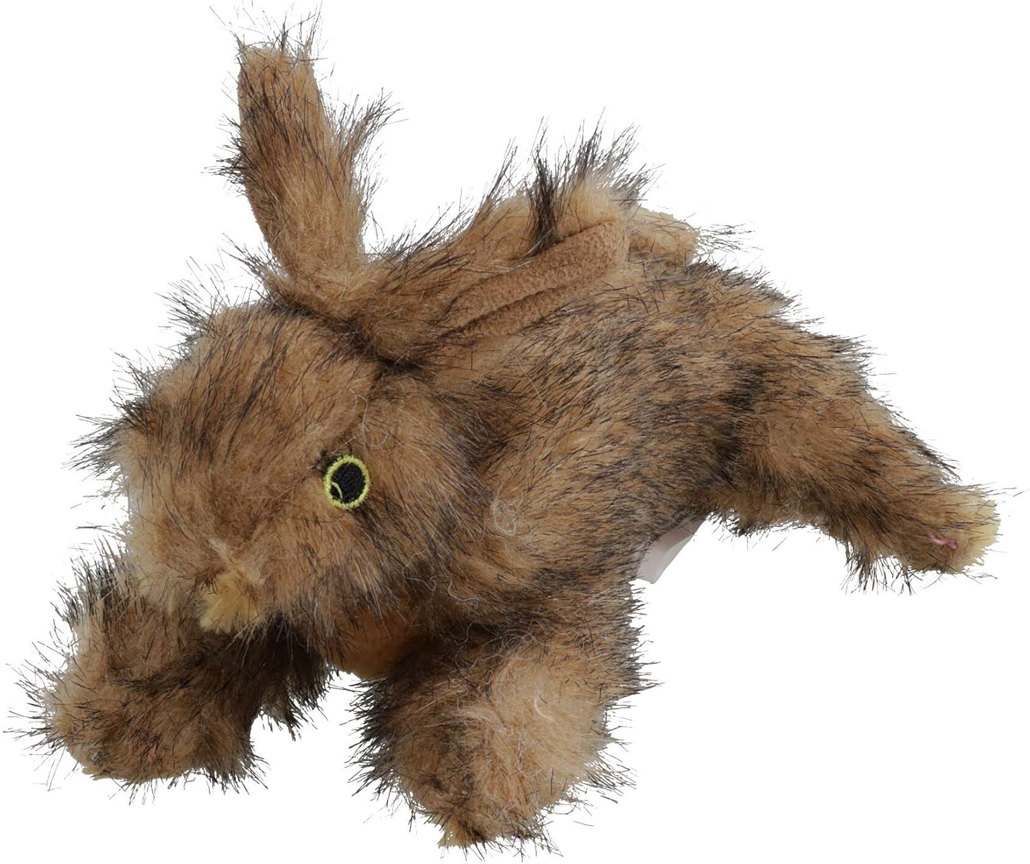 Classic Dog Puppy Play Time Soft Plush Small Brown Rabbit with Squeaker