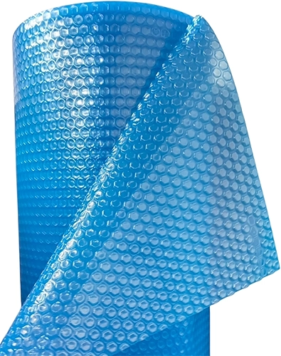 Capa Térmica 4x3 Cristal 300Micras Azul Claro Lonacqua - Piscina.