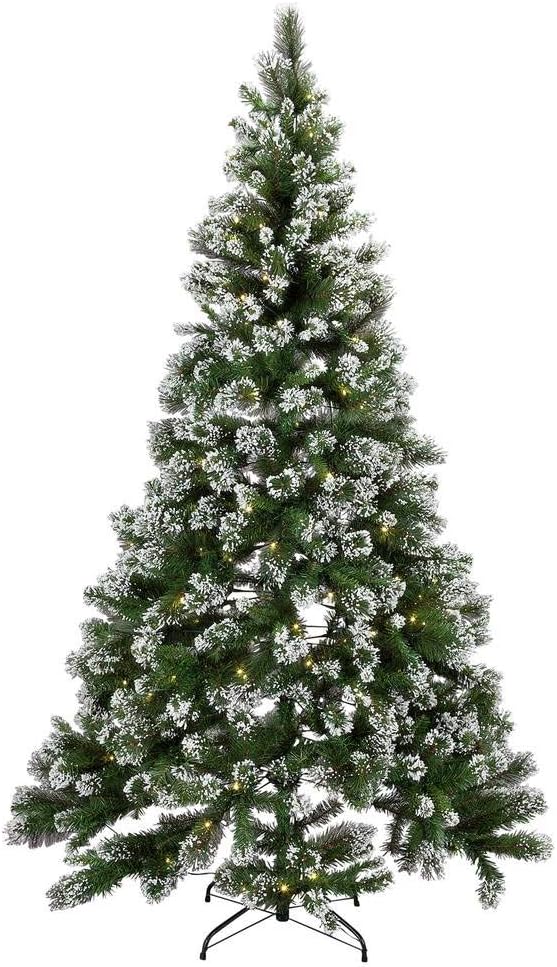 Arg Habitat 7ft Pre-lit Snow Tipped Christmas Tree