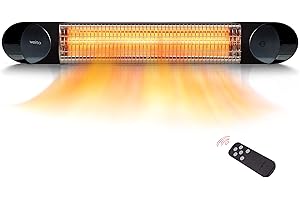 Tiva Heater Indoor Outdoor: Veito 1500W Electric Patio Heater