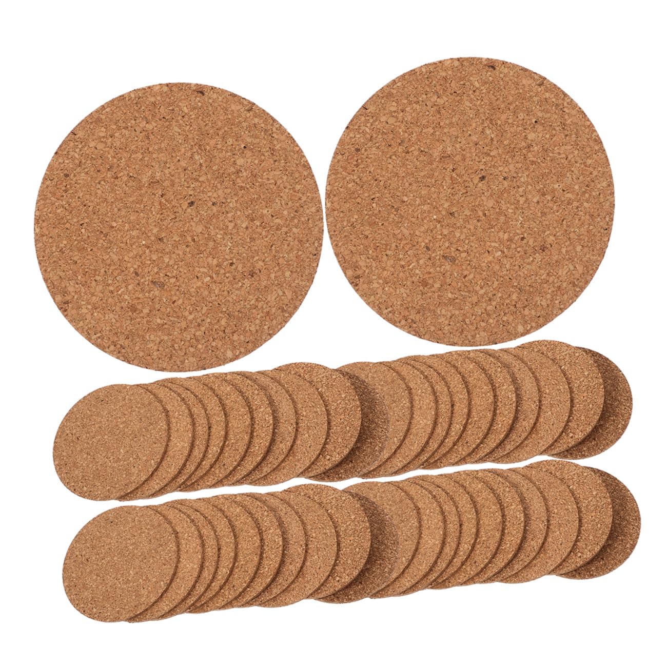 Dessous de verre liège rond 9cm ERINGOGO protection table tasse bureau café maison