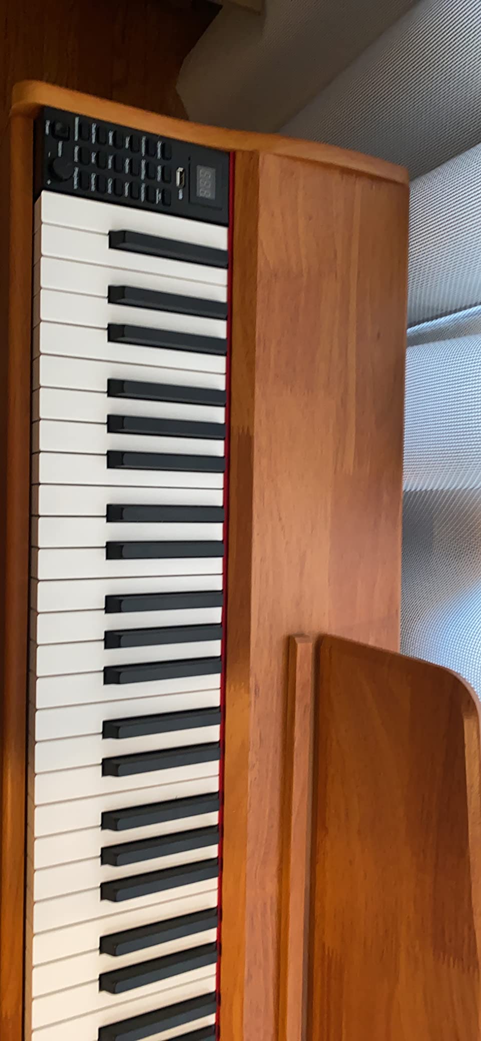 37/mo Finance HEXANT 88 Key Digital Keyboard Piano, Wooden Electric