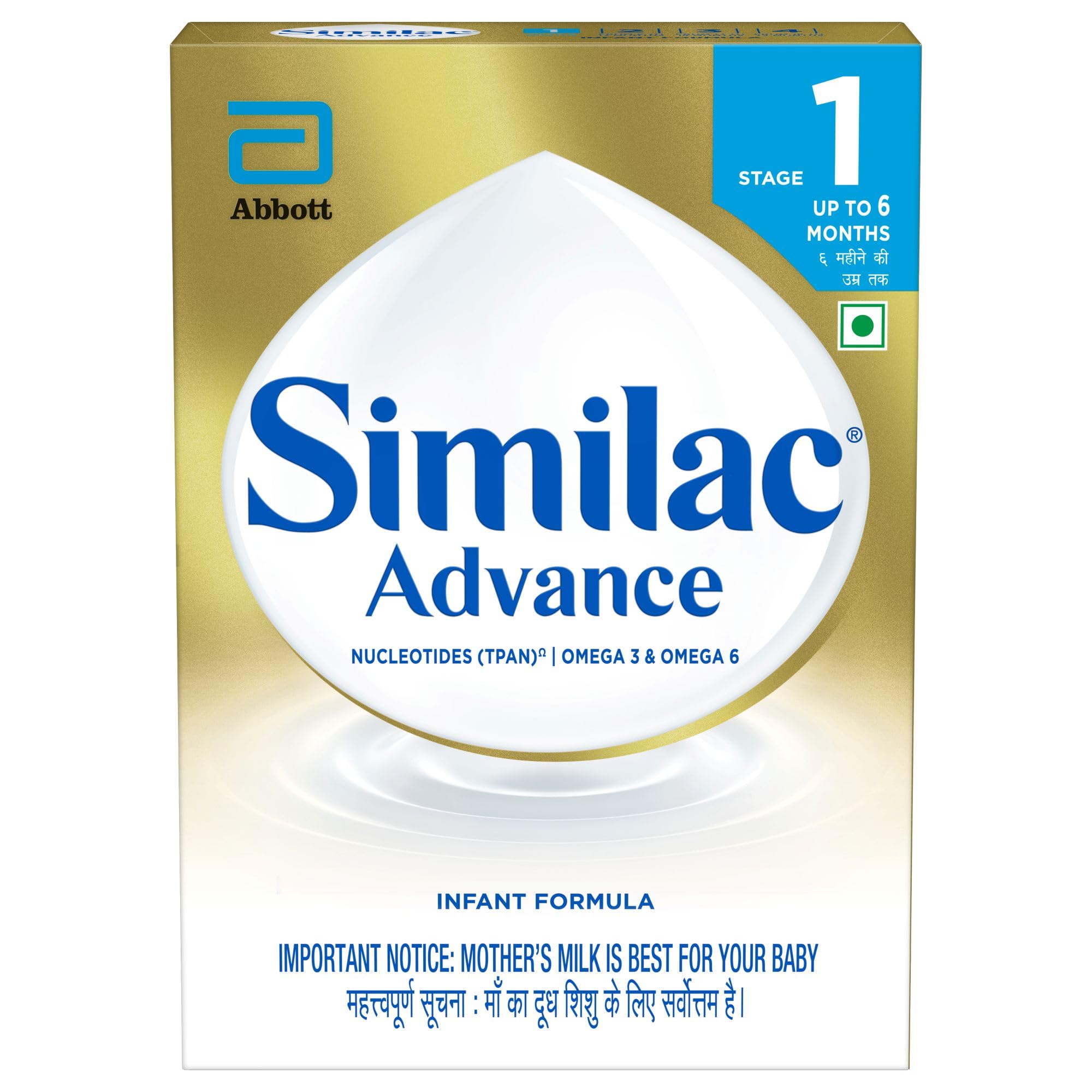 Similac Advance Stage 1 Infant Formula, Up to 6 Months, 400g Box, with Immunity Building Nucleotides at TPAN level, Powder-picture-28