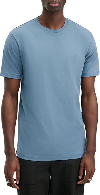 AllSaints Mens Brace Cotton Crew Neck T-Shirt