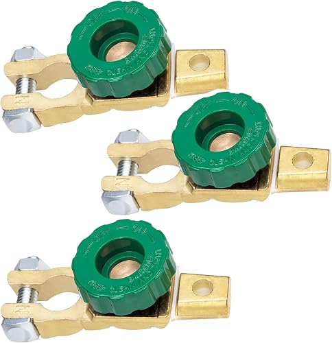 3 Pièces Interrupteur d'Isolateur de Coupe Batterie Xpieoyrm