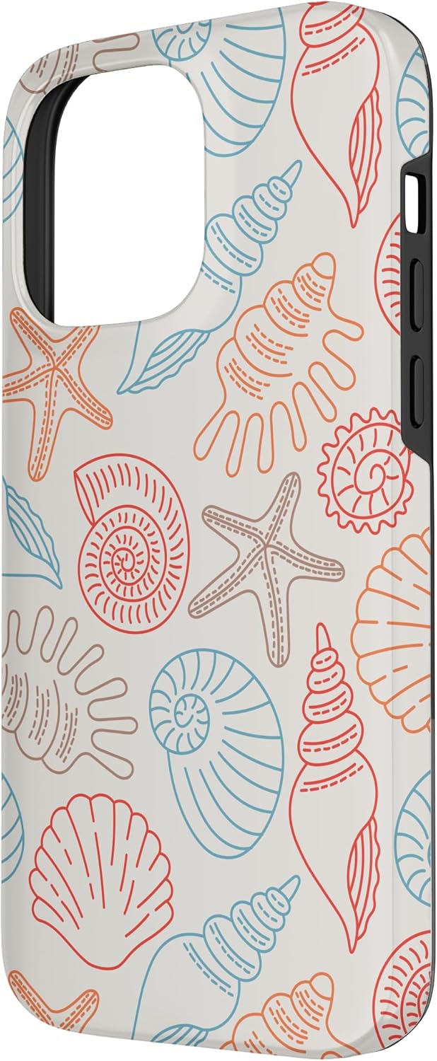 Trendy Coastal Granddaughter Aesthetic Preppy Shells Ocean Case for iPhone 14 Pro Max