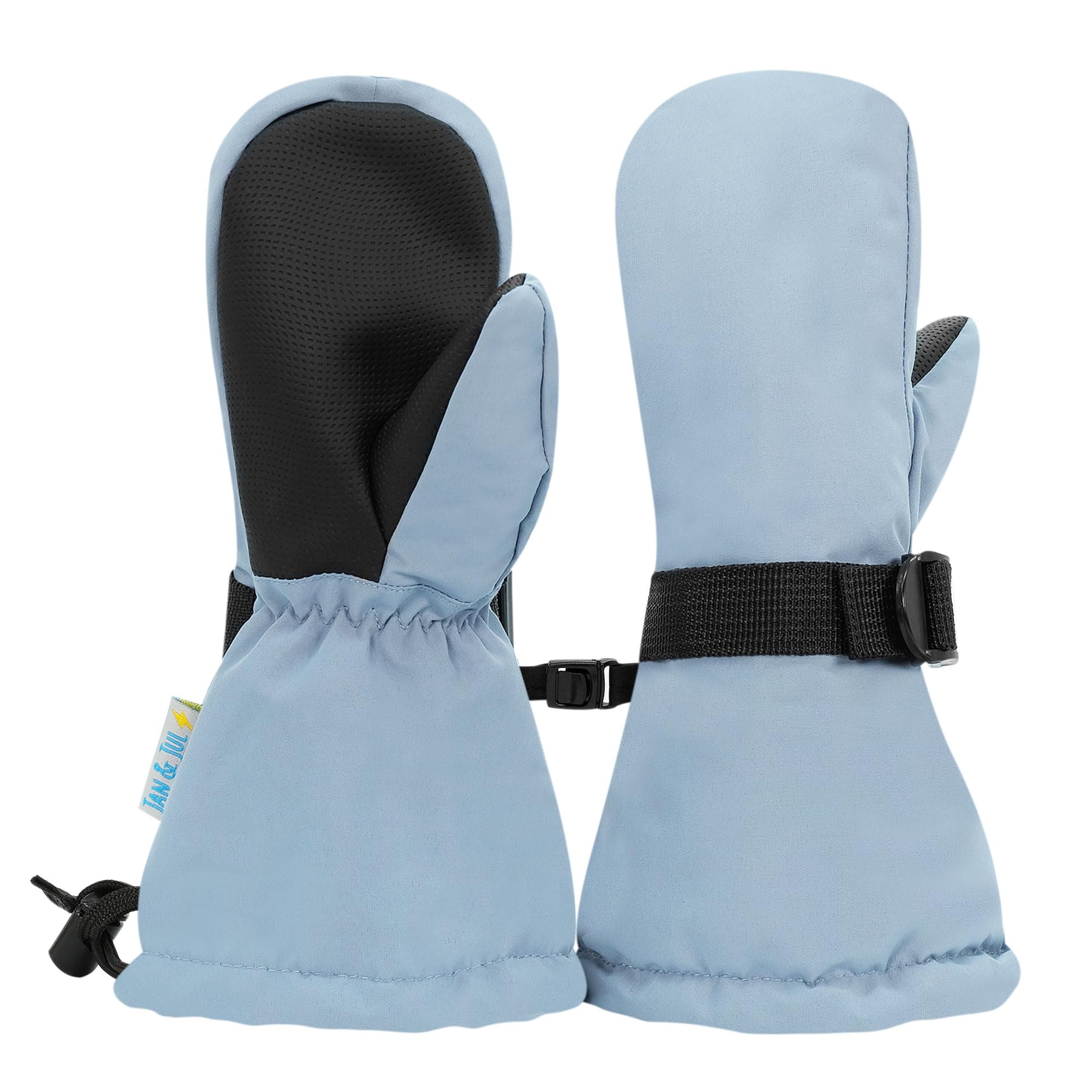 Jan & Jul Waterproof Stay-on Snow Mittens for Baby Toddler Kids | Isolato, foderato in pile accogliente, antivento, per bambini piccoli e piccoli, senza PFAS