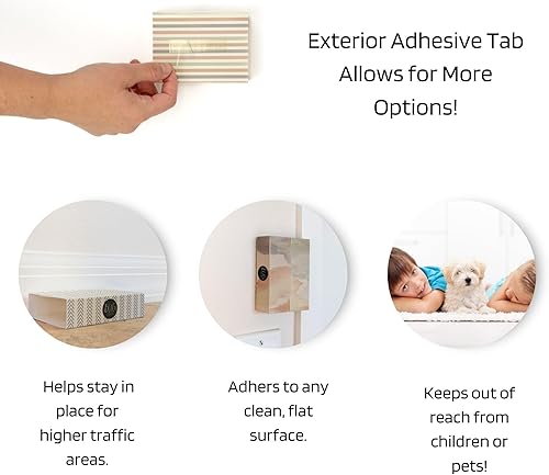 Miniatura 9 de Trampas adhesivas para insectos, 8 unidades, almohadillas decorativas de pegamento "camas para insectos", estéticas, no tóxicas, para interiores,