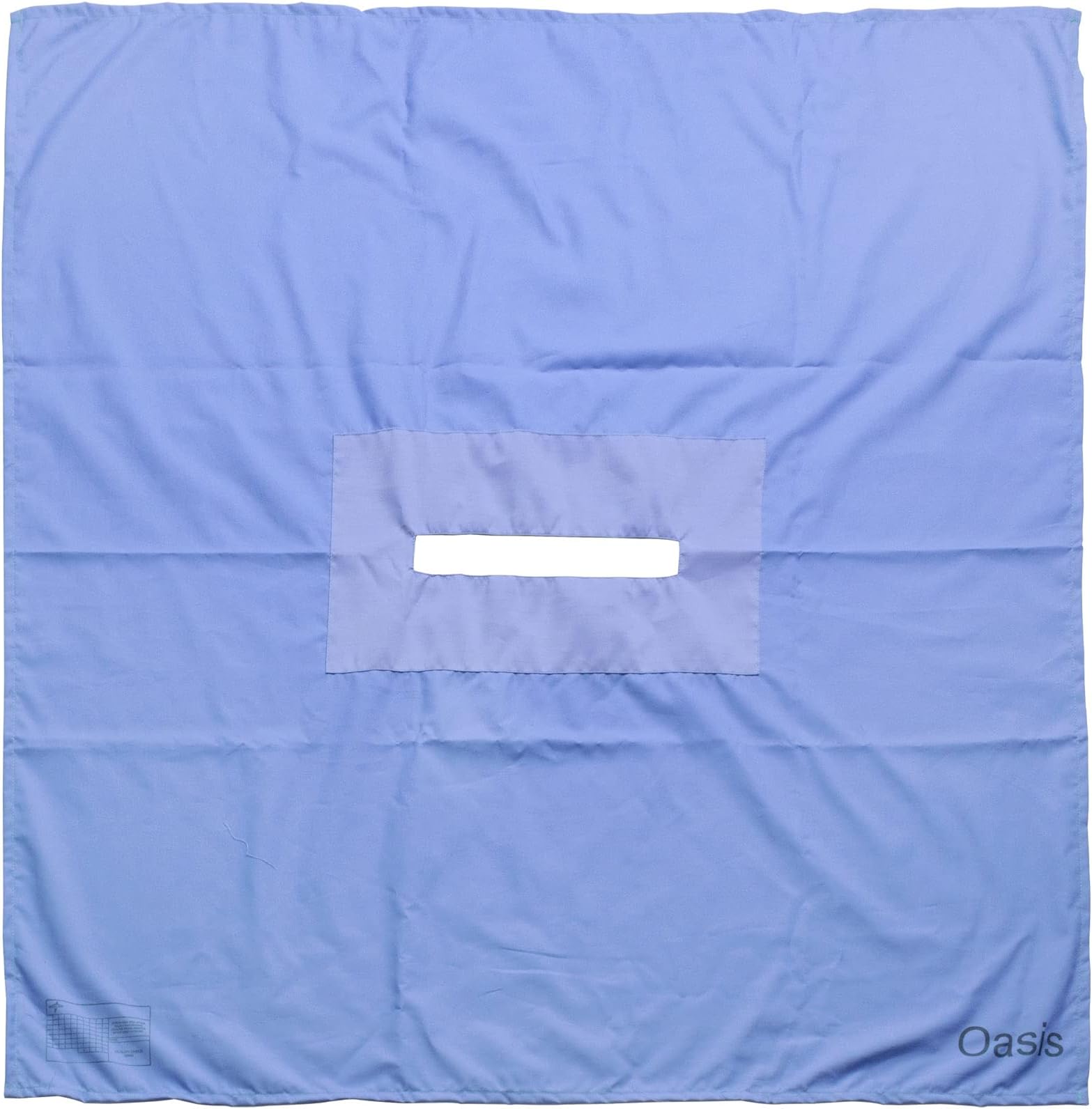 Fenestrated Drape 40-in x 40-in, 10-in x 1.25-in Rectangle Opening,Blue