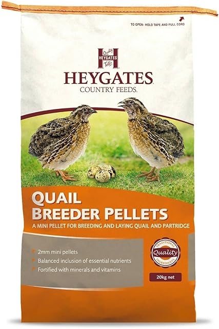 Heygates Quail & Partridge Breeder/Layers Pellets (20Kg)
