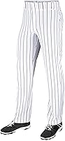 CHAMPRO Men's Triple Crown Open Bottom Pinstripe Baseball Pants - Durable PRO-WARP Fabric, Adjustable Inseam, Reinforced Sliding Areas