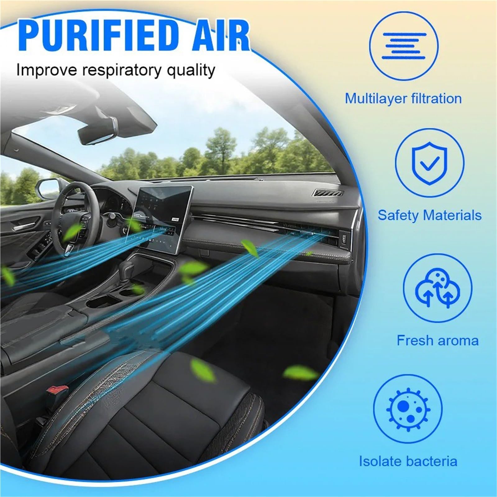 Para Toyota Para Prius 2016-2025 Filtros De Filtro Aire Cabina Kits Acondicionador Carbón Activado
