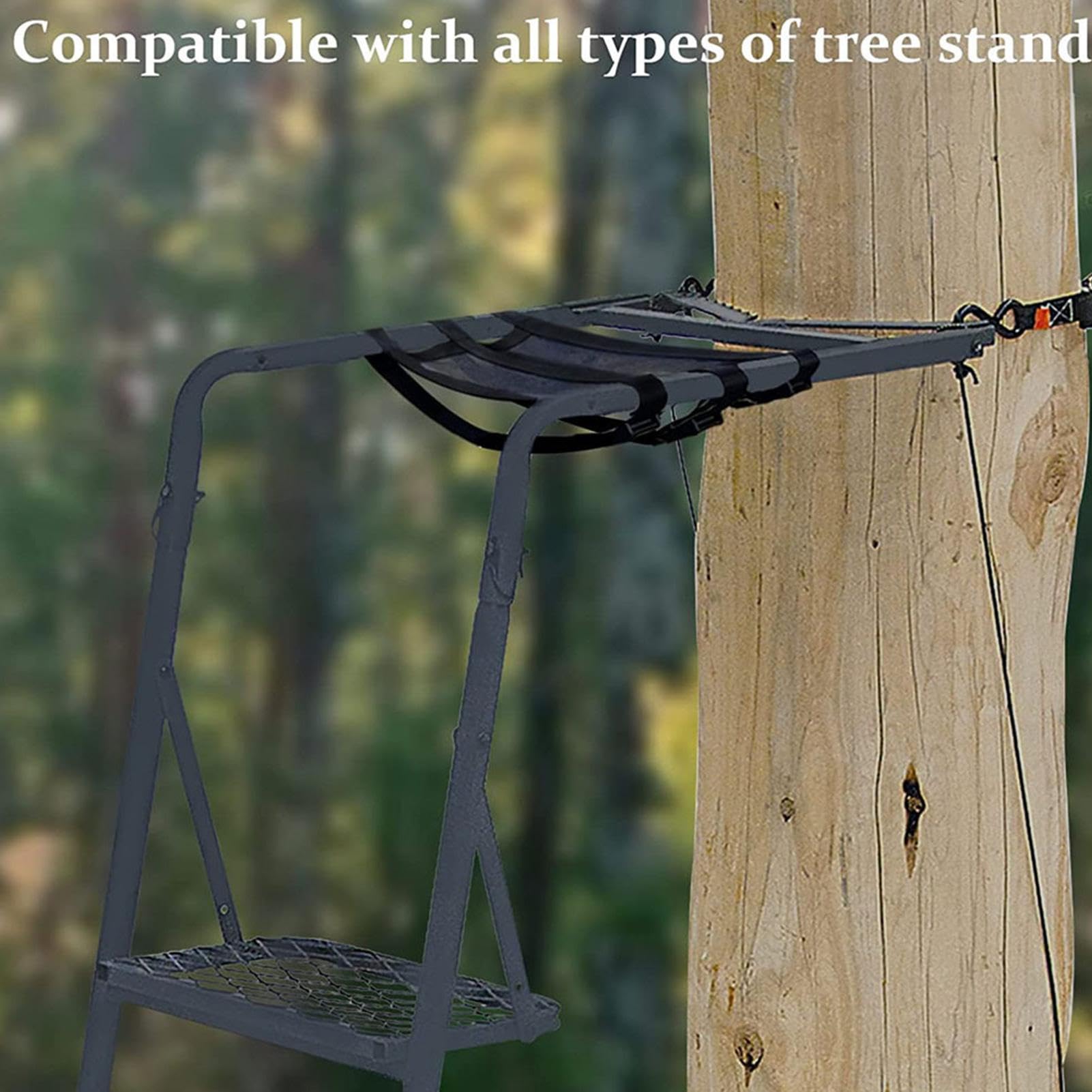 Reemplazo de asiento de soporte para árbol, asientos de soporte para árbol para escalar | Asiento de caza ajustable con soporte para árbol | Hebillas autoblocantes transpirables Accesorios para soport