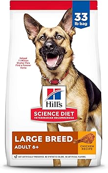 Hills Science Diet Adult 6+ Large Breed Dry Dog Food | #1 Veterinarian Recommended, Chicken Recipe, 33 lb. Bag