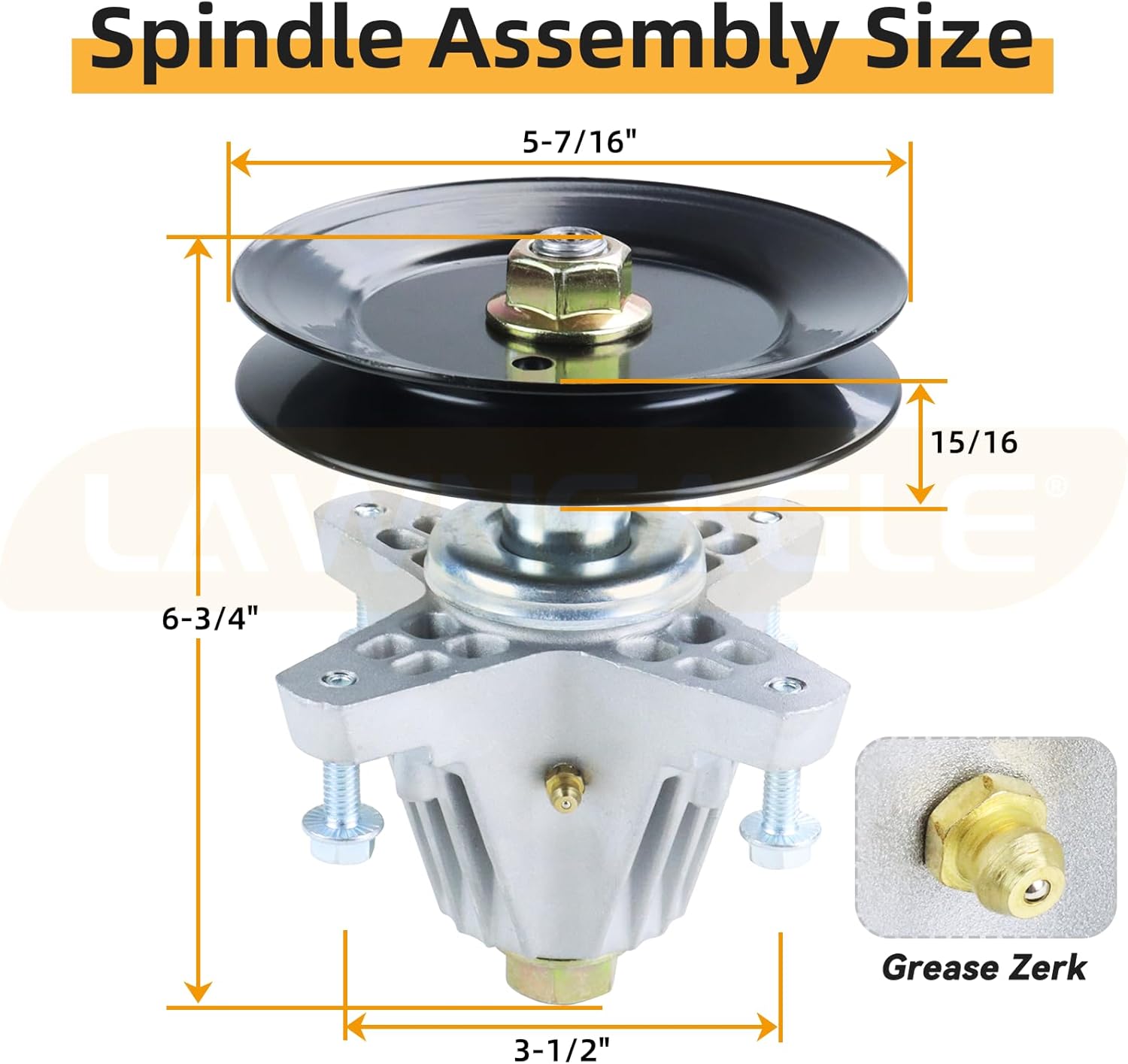 3 Pack 918-06978 Spindle Assembly 54 Deck with 954-05025A Belt5/8x139 Replace Cub Cadet 918-06978 Spindle Assembly 54 Deck Cub Cadet 618-06978 918 06978 for Cub Cadet XT1 ST54 XT2 GX54 Mower