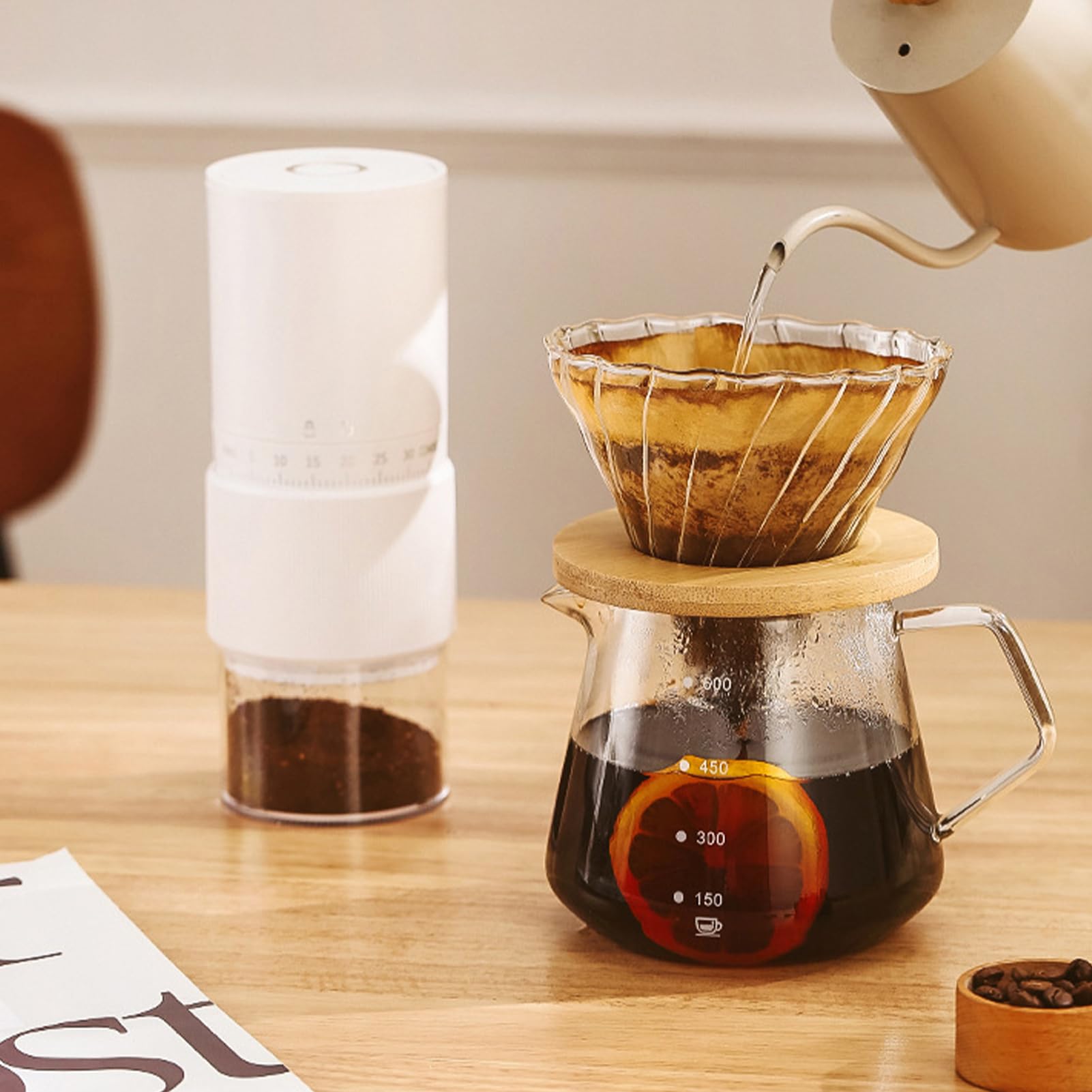Macinacaffè elettrico per grani, macinacaffè per uso domestico Macinino