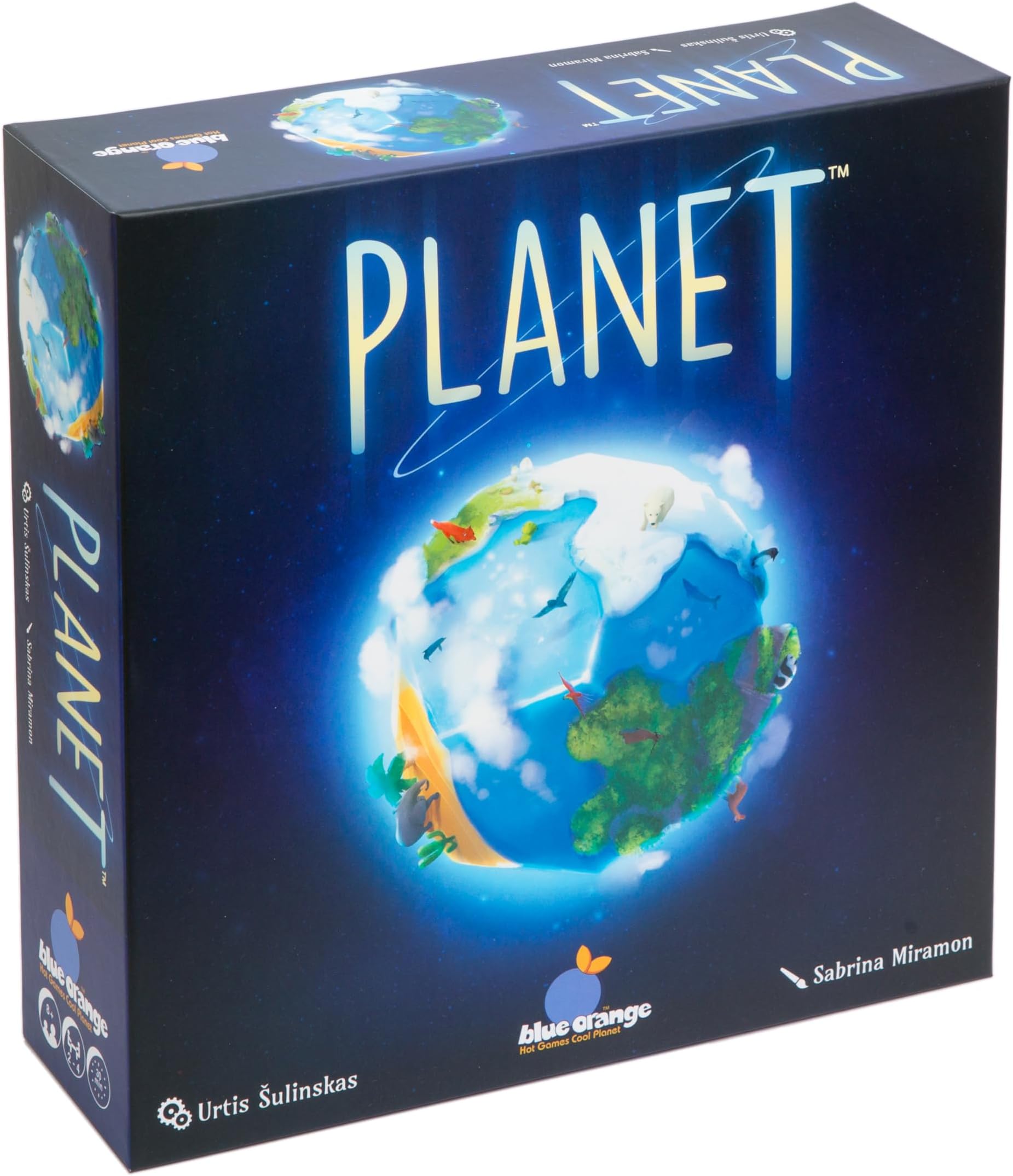 Blue OrangePlanet | Board Game | Ages 8+ | 2-4 Players | 30 Minutes Playing Time