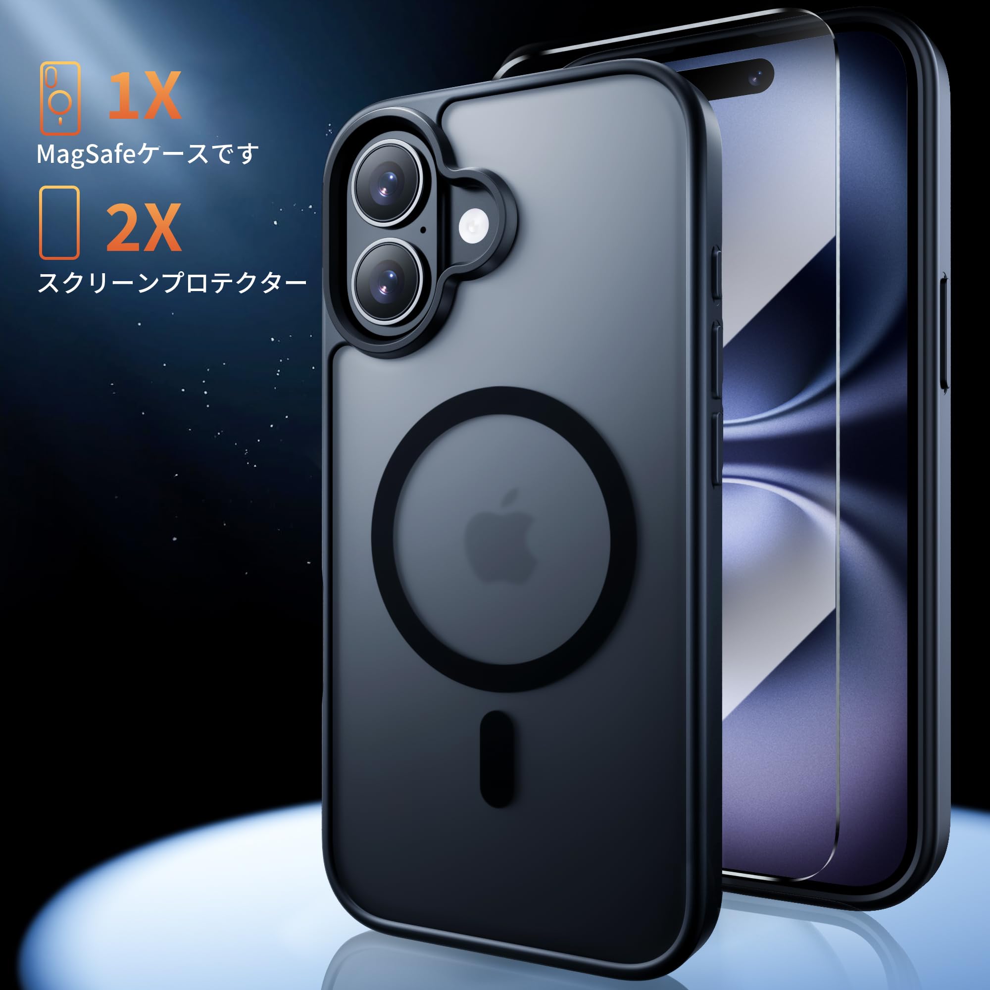 BURGA iPhone17用ケース 新品未使用 MagSafe対応 iPhone17 ケース クリア MagSafe対応 かわいい 耐衝撃 iPhone 17