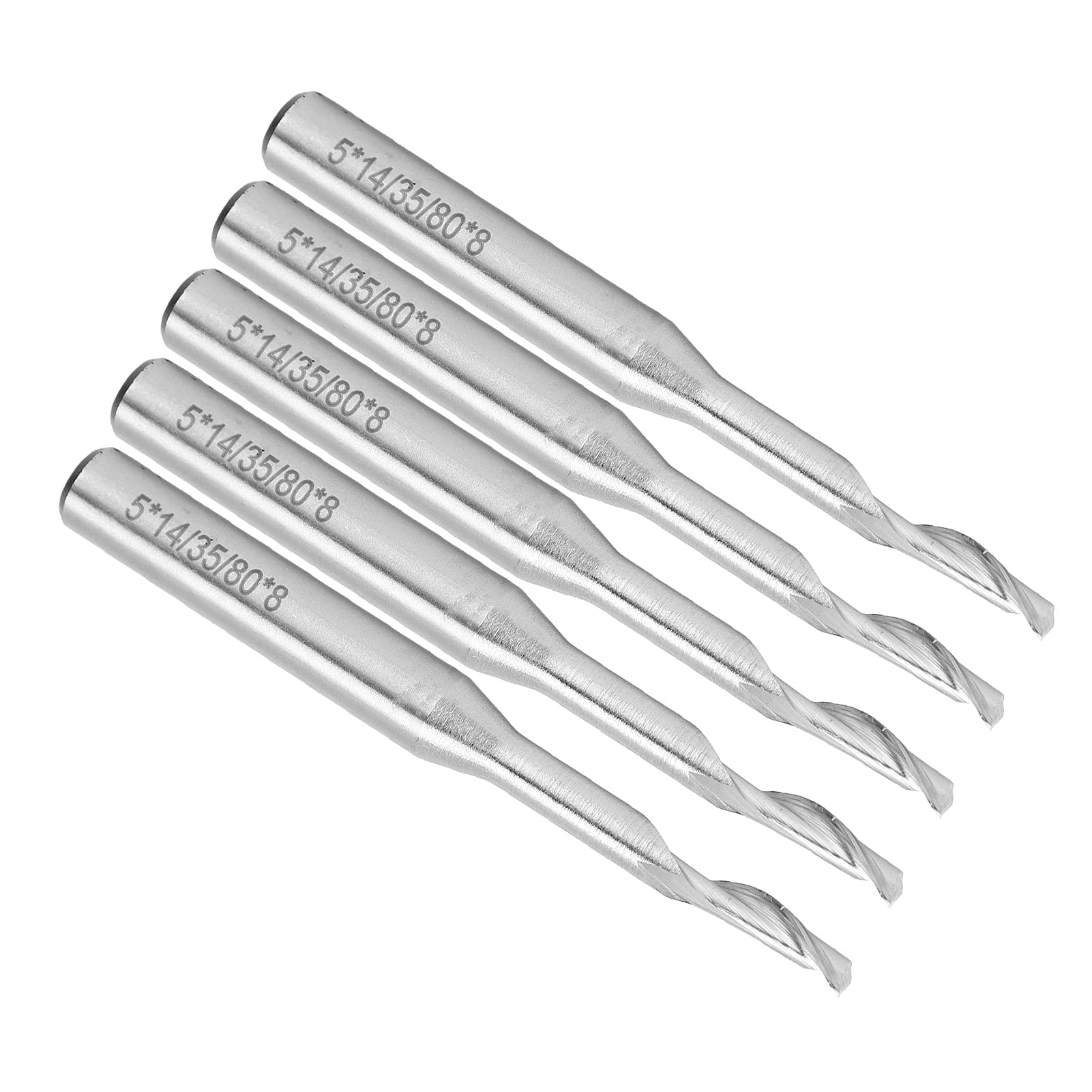 Fresa de Metal Duro de Tungsteno, Juego de 5 Piezas