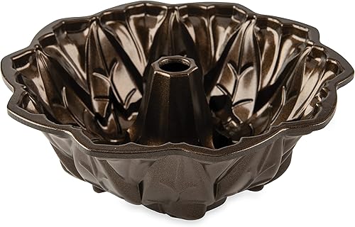 Miniatura 4 de Nordic Ware Harvest Leaves Bundt - Molde para pan de bronce y cosecha