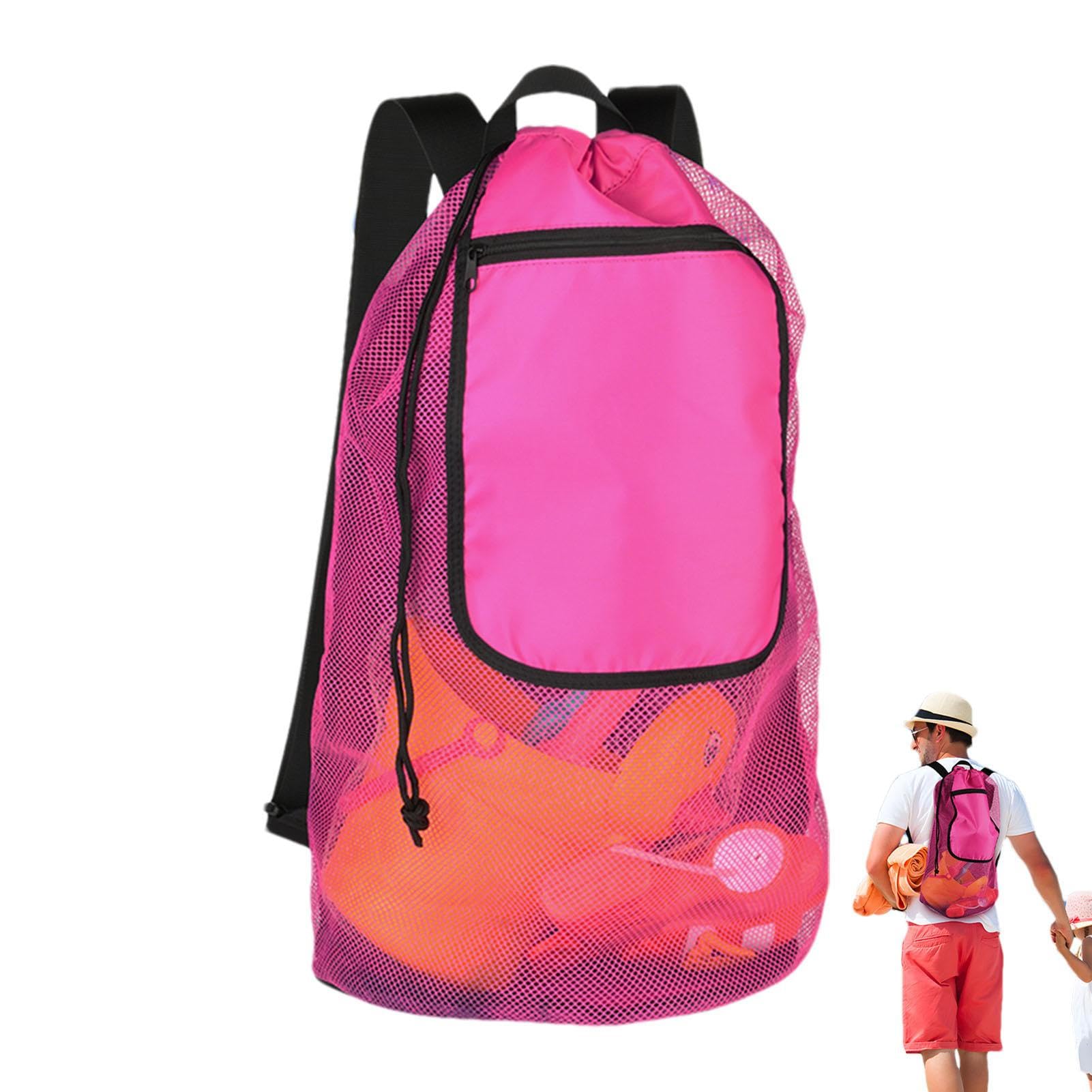 Bolsa Playa Juguetes Bolsa Malla Playa 9L Transpirable, Con