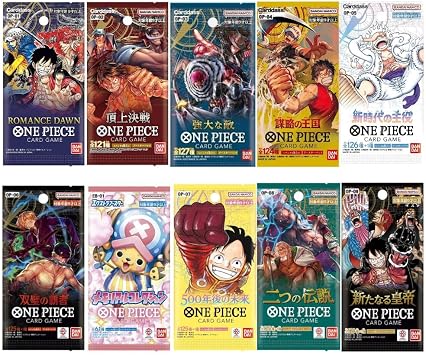 ONE PIECE CARD PACK BUNDLE Perfect for one piece TCG lovers, anime fans, card collectors, and a comprehensive one piece card collection by TraderzTCG 10 pack bundle
