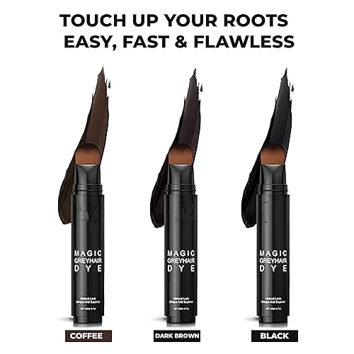 Miniatura 4 de Retoque de raíz cobertura instantánea de canas para mujeres y hombres, oculta la pérdida de cabello y el adelgazamiento del cabello, fácil