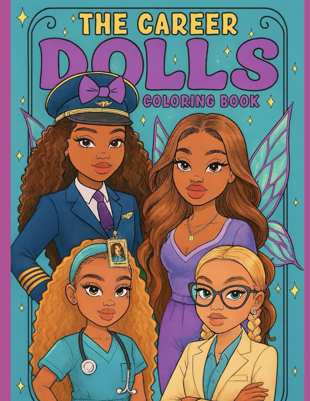 Dolly Replica Dream Dolls Coloring Book