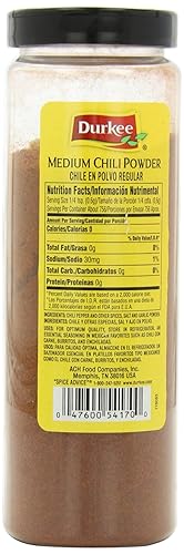 Miniatura 2 de Durkee Chile en polvo, recipientes de 16 onzas (paquete de 2)