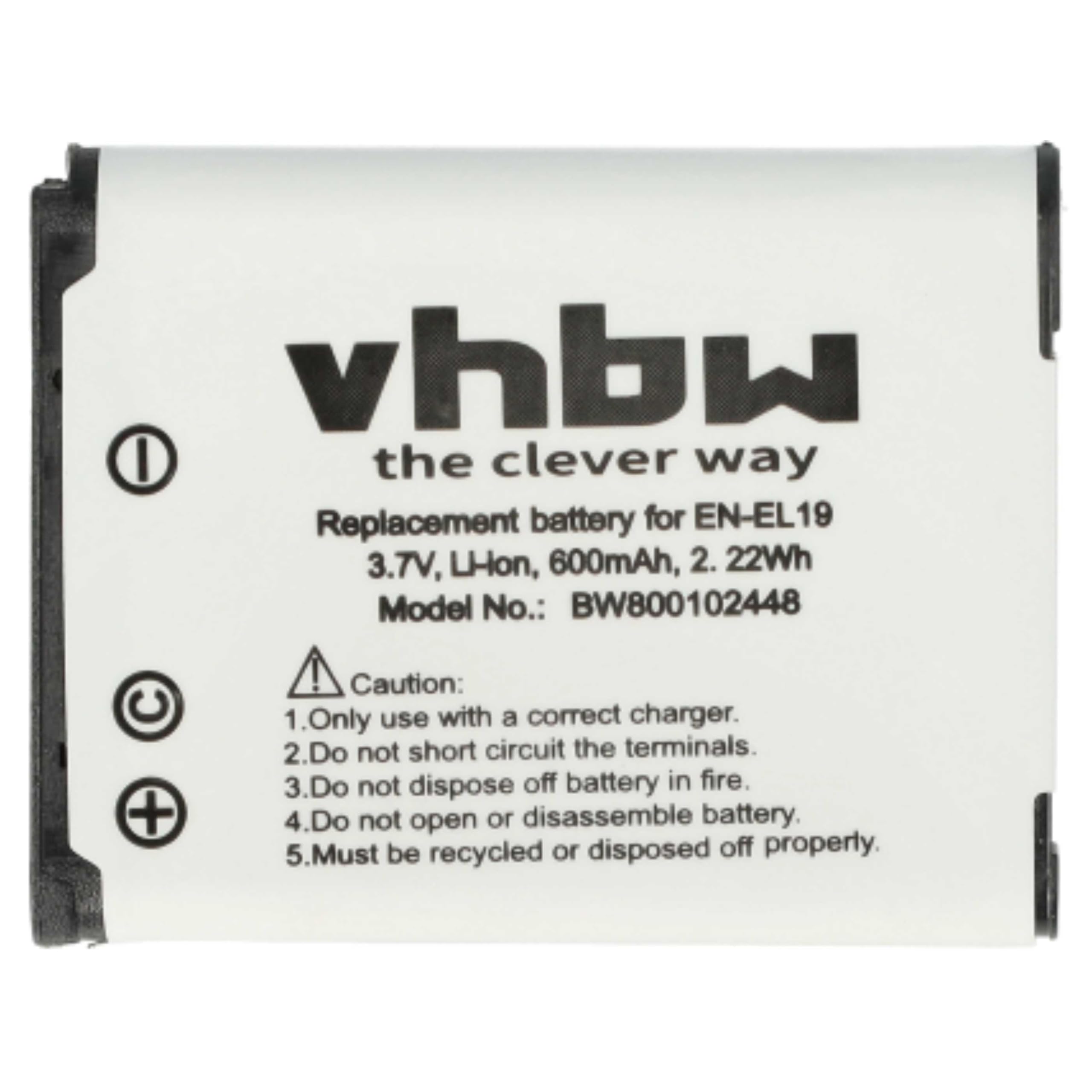 Vhbw - 3 X Vhbw Batteria Set 700mah Per Fotocamera Silvercrest Action Cam Scaa 5 00 A1 Come At S60 Fj Slb 10a 4251156575300