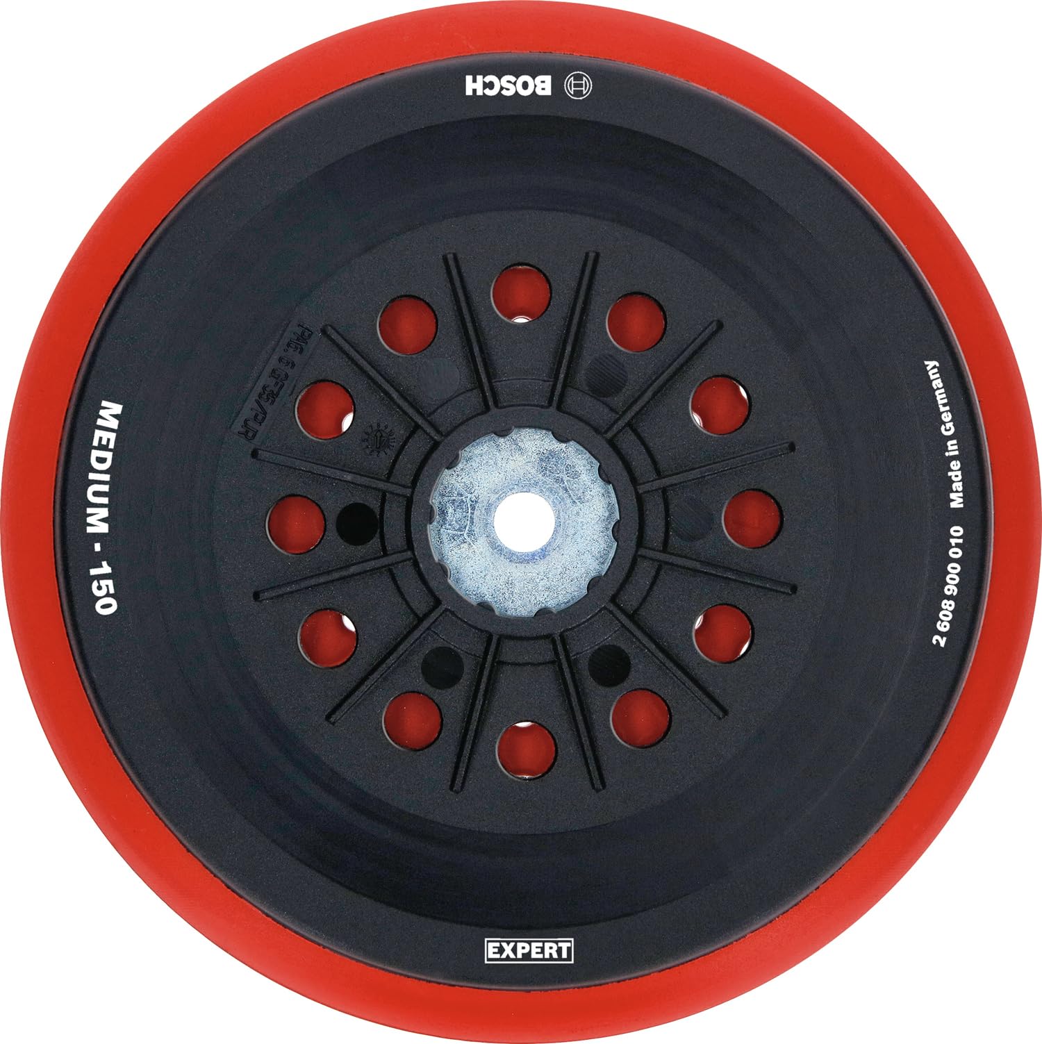 Bosch Bosch 1x EXPERT Multihole Backing Pads for Bosch 150 mm (Ø 150 mm, Professional Accessory Random Orbital Sander)
