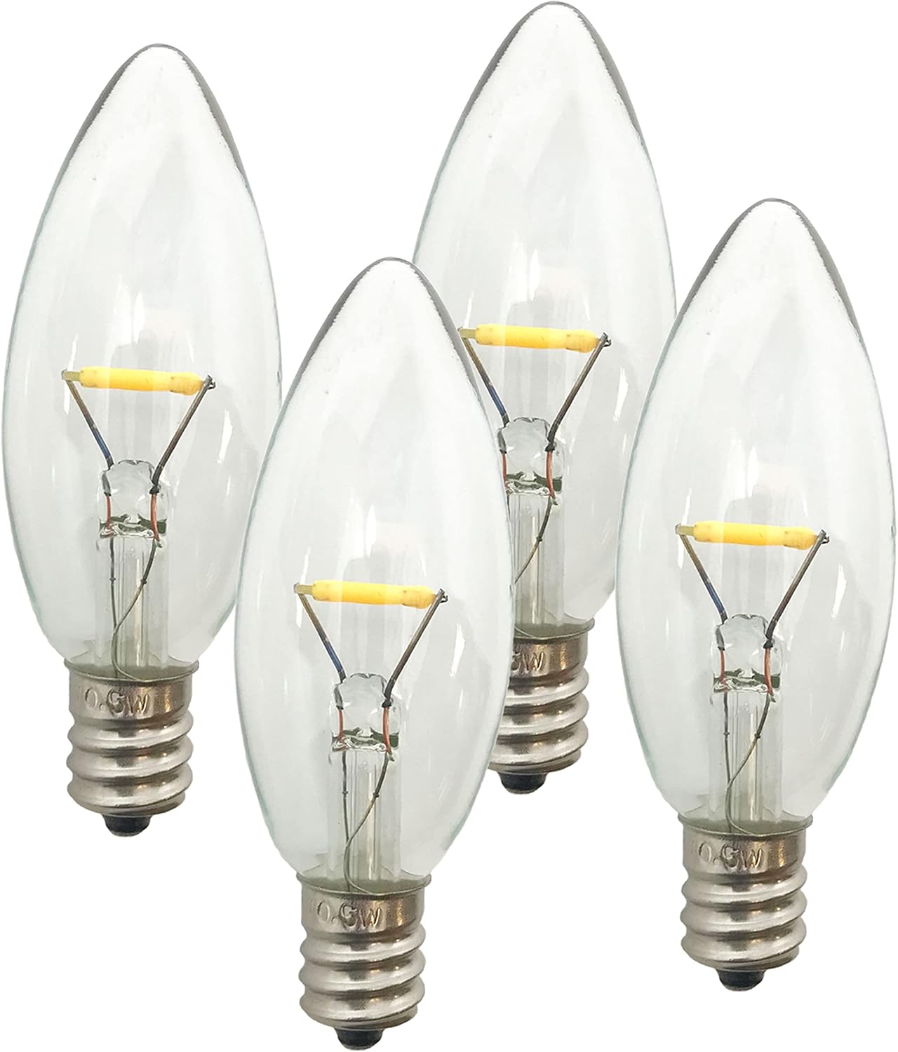 612 Vermont Electric LED Replacement Bulbs for VT-9133 Series Window Candles, 4 Count (VT-1232-4R)