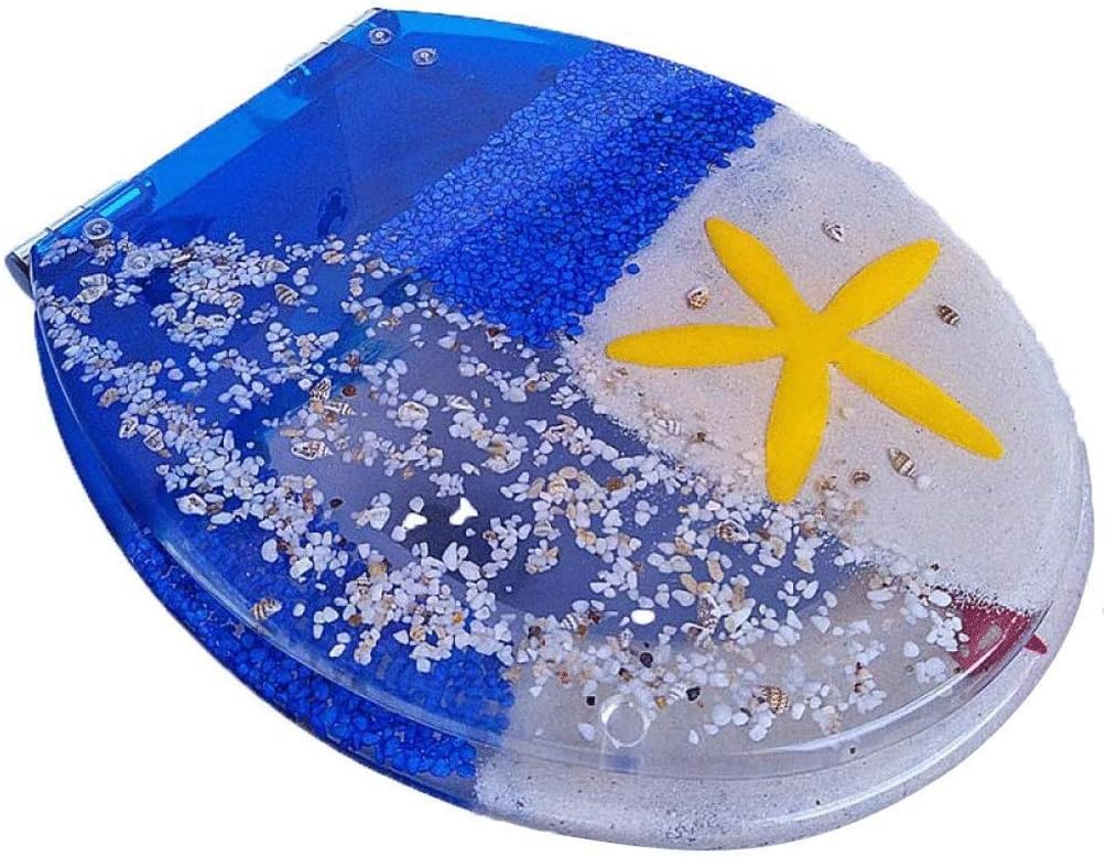 Resin Toilet Seat Thickening Slow Down Mute Color Cover lid seat