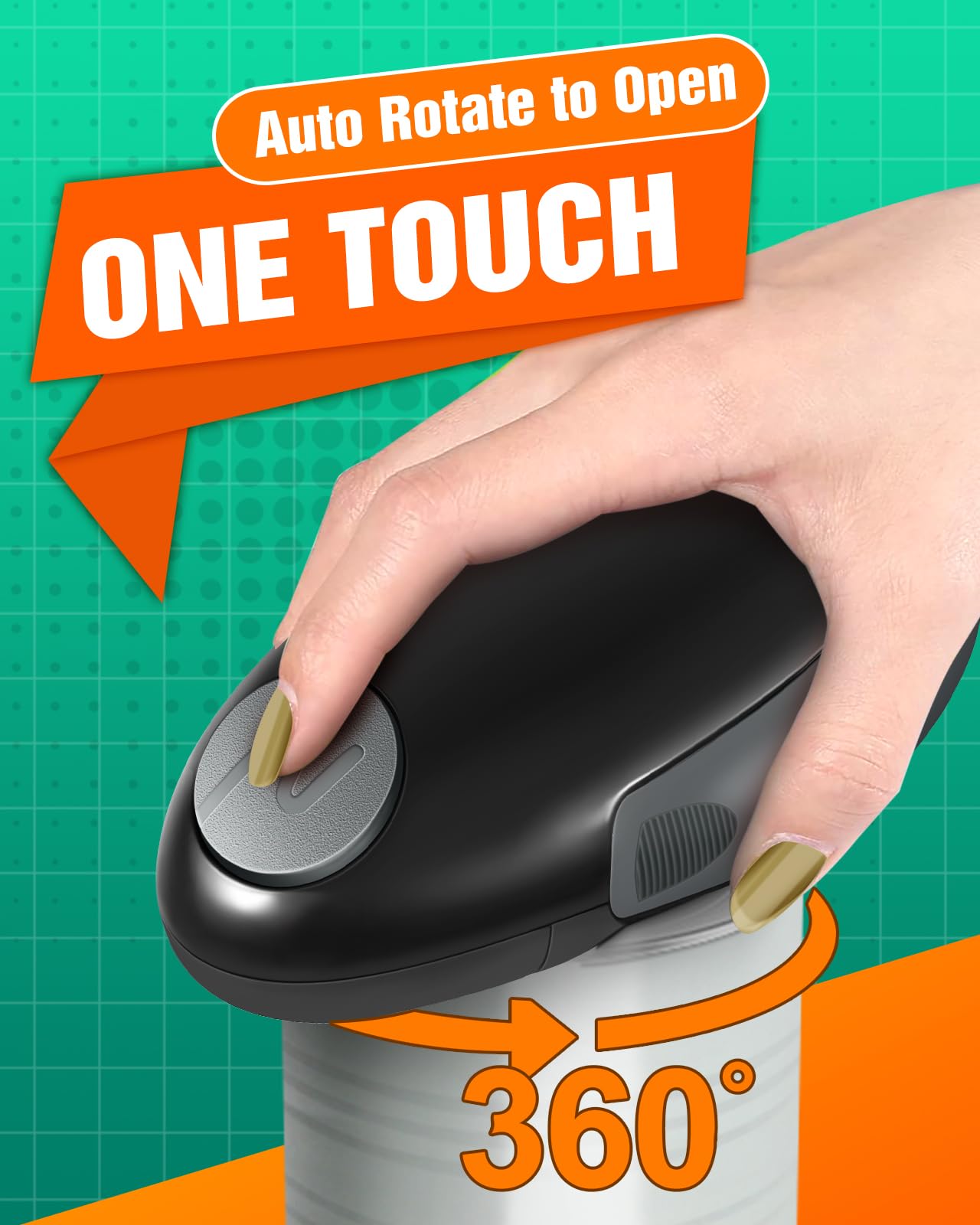 Amazon | ワンタッチ電動缶切り キッチン用 手持ち缶切り 電動缶切り