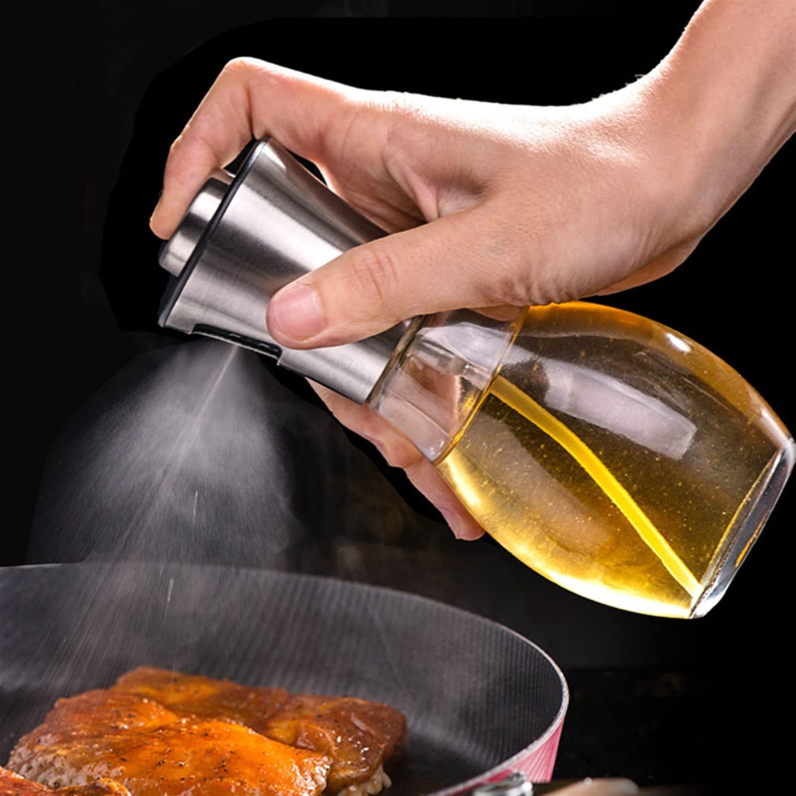 Oliesproeierfles,200 ml azijn sproeier dispenser,Dressing