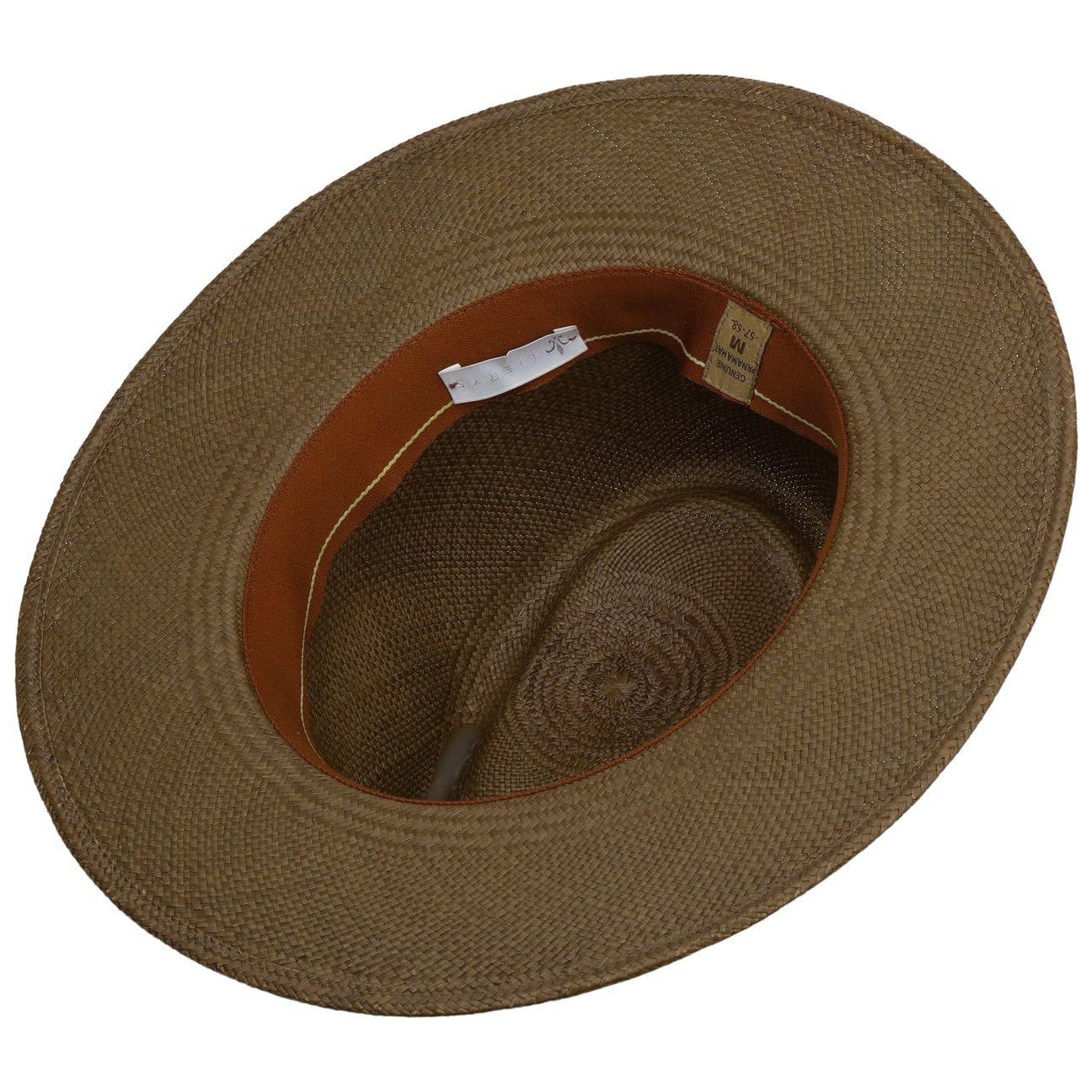 Lierys Chapeau Panama Forest Traveller Femme/Homme - Made in Ecuador D'Ete en Paille de Soleil avec Bandeau Cuir, Cuir Ete Printemps-ete