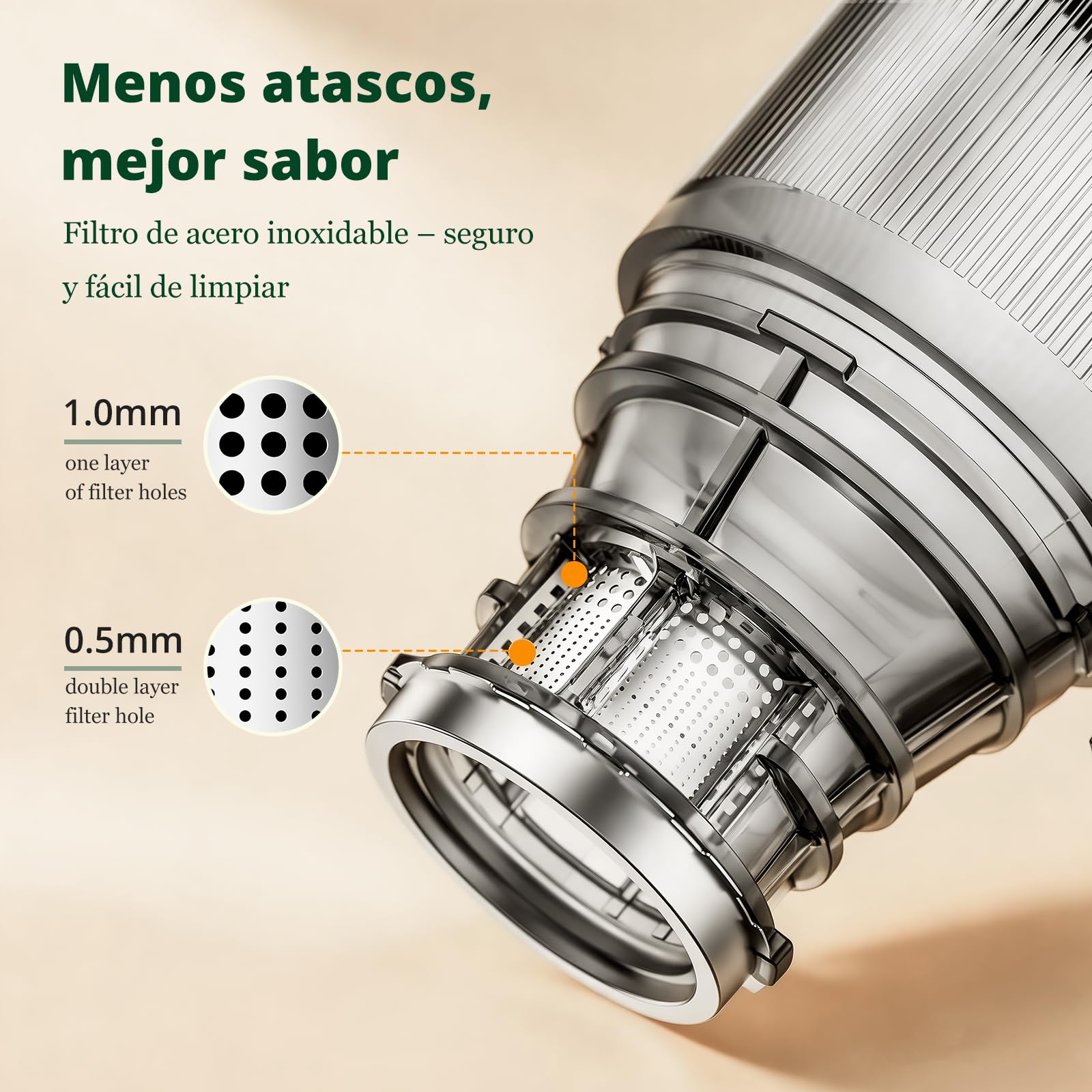 LINKChef extractor de zumos y verduras, boca de 115 mm y 1,2L licuadora para verduras y frutas Entera, slow juicer machine extractor de jugo,Fácil de Limpiar, Sin BPA,200W, Negro