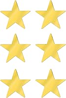 Vista 26 de Beistle Paquete de 24 recortes de estrellas doradas de aluminio, decoraciones de fiesta para celebraciones festivas, suministros de noche