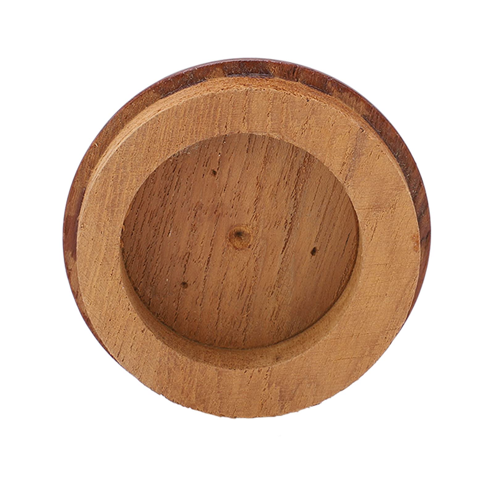 Tappo centrale del volante della barca, copertura del volante marino in legno di teak ad alta durezza per la manutenzione