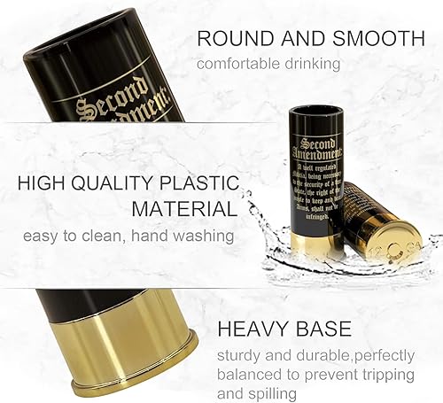 Miniatura 3 de Vaso para beber, juego de 4 vasos de chupito con copas rojas, regalo de Navidad o cumpleaños